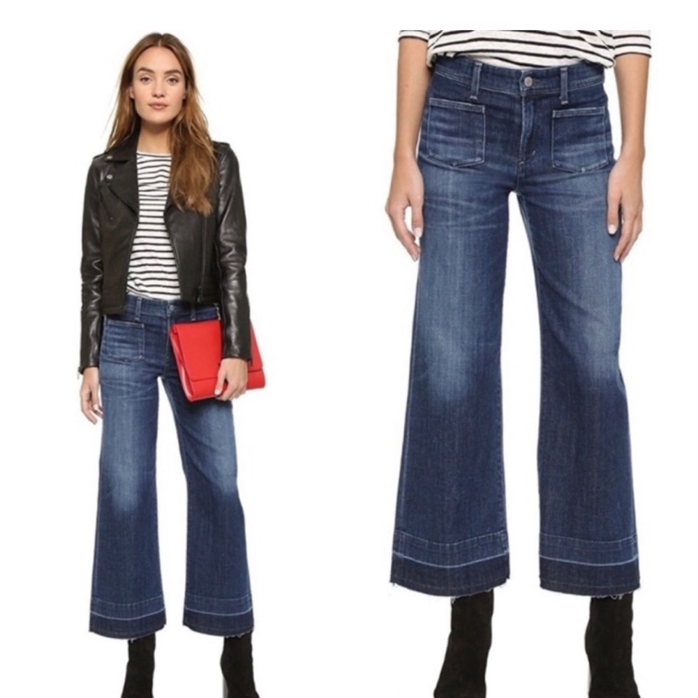 Agolde June Crop Wide Leg High Rise Jeans size 27